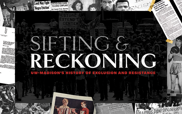 Sifting & Reckoning title panel
