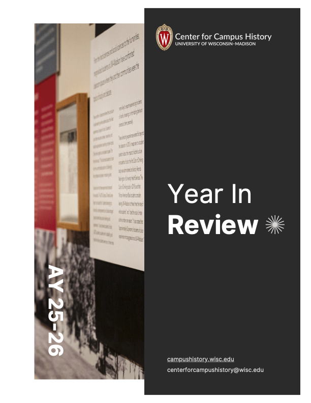 Cover thumbnail image with the text Year In Review AY 25-26